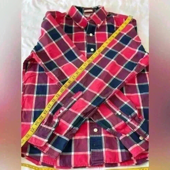Abercrombie & Fitch Men’s Button Up Plaid Long Sleeve Shirt Lot of 3 Size Large - Picture 15 of 15